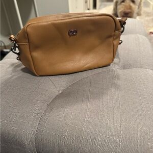 Tan Leather Crossbody Bag